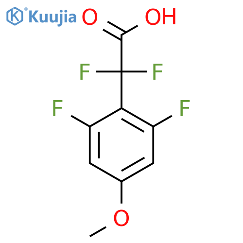 2-(2,6-difluoro-4-methoxyphenyl)-2,2-difluoroacetic acid structure