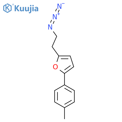 2-(2-azidoethyl)-5-(4-methylphenyl)furan structure