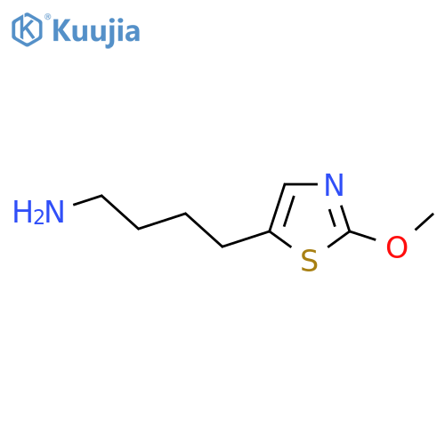 4-(2-methoxy-1,3-thiazol-5-yl)butan-1-amine structure