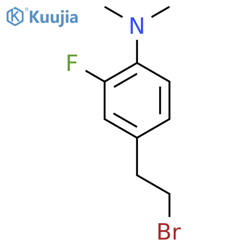 4-(2-bromoethyl)-2-fluoro-N,N-dimethylaniline structure