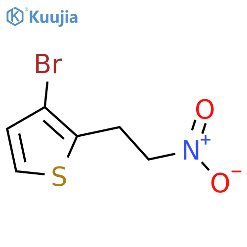 3-bromo-2-(2-nitroethyl)thiophene structure