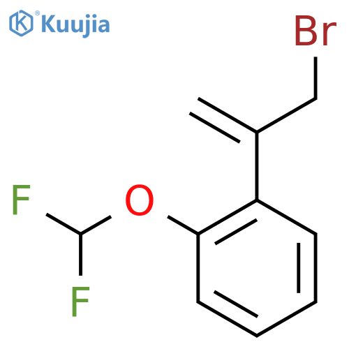 1-(3-bromoprop-1-en-2-yl)-2-(difluoromethoxy)benzene structure