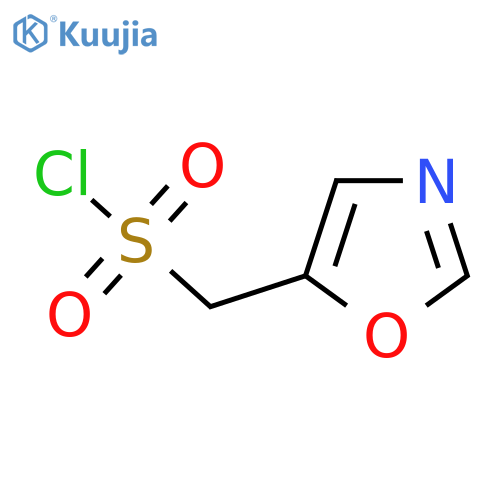 1,3-oxazol-5-ylmethanesulfonyl chloride structure