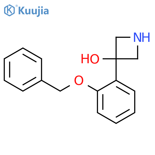 3-2-(benzyloxy)phenylazetidin-3-ol structure
