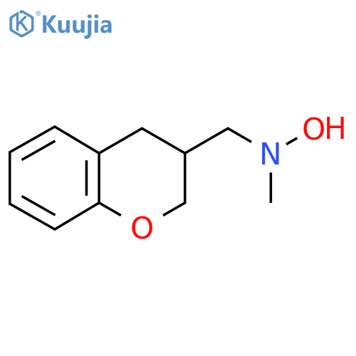 N-(3,4-dihydro-2H-1-benzopyran-3-yl)methyl-N-methylhydroxylamine structure