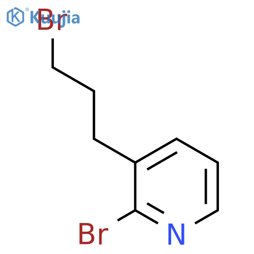 2-bromo-3-(3-bromopropyl)pyridine structure