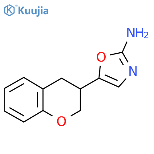 5-(3,4-dihydro-2H-1-benzopyran-3-yl)-1,3-oxazol-2-amine structure