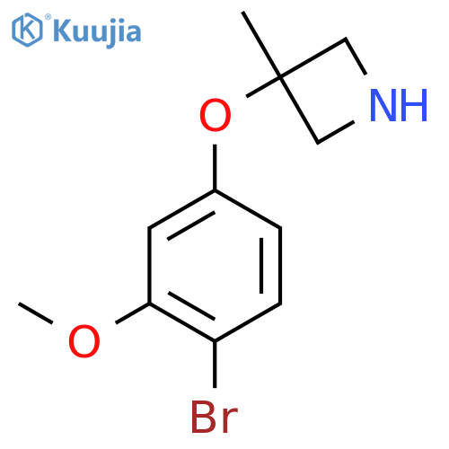 3-(4-Bromo-3-methoxyphenoxy)-3-methylazetidine structure