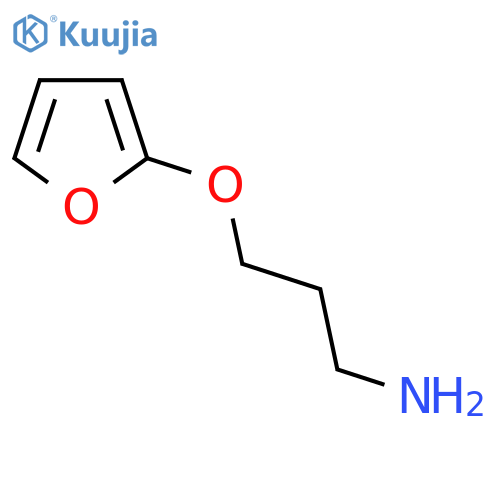 3-(furan-2-yloxy)propan-1-amine structure