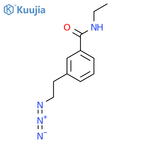 3-(2-azidoethyl)-N-ethylbenzamide structure