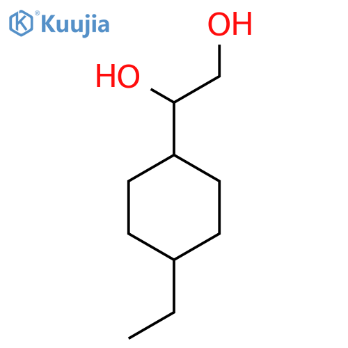 1-(4-ethylcyclohexyl)ethane-1,2-diol structure