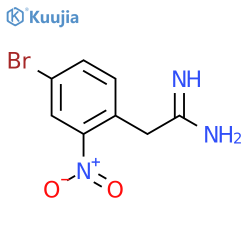 2-(4-bromo-2-nitrophenyl)ethanimidamide structure
