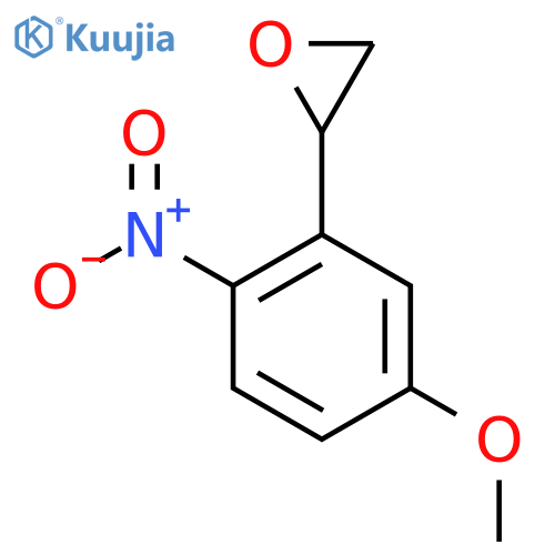 2-(5-methoxy-2-nitrophenyl)oxirane structure