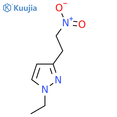 1-ethyl-3-(2-nitroethyl)-1H-pyrazole structure