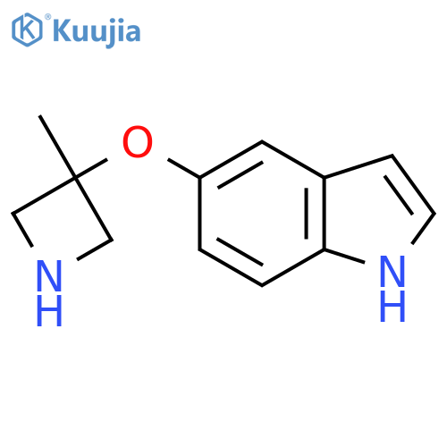 5-(3-methylazetidin-3-yl)oxy-1H-indole structure