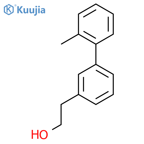 2-3-(2-methylphenyl)phenylethan-1-ol structure