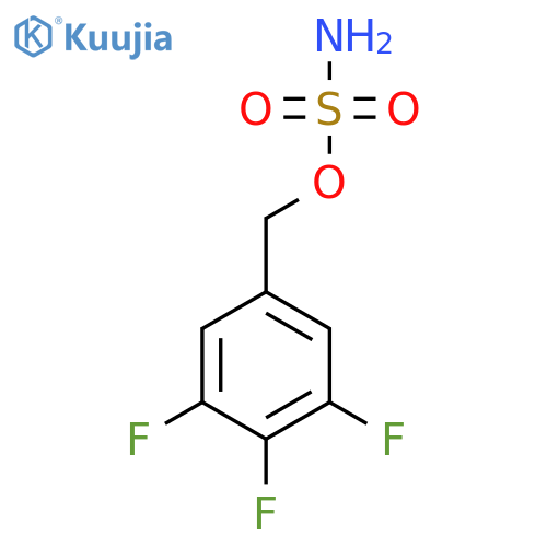 (3,4,5-trifluorophenyl)methyl sulfamate structure