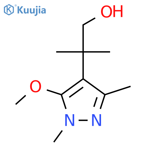 2-(5-methoxy-1,3-dimethyl-1H-pyrazol-4-yl)-2-methylpropan-1-ol structure