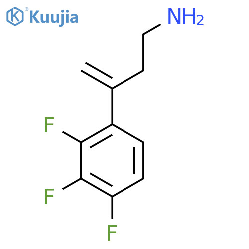 3-(2,3,4-trifluorophenyl)but-3-en-1-amine structure