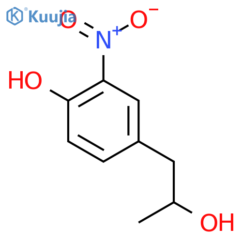 4-(2-hydroxypropyl)-2-nitrophenol structure