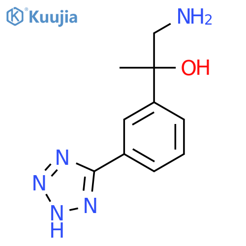 1-amino-2-3-(1H-1,2,3,4-tetrazol-5-yl)phenylpropan-2-ol structure