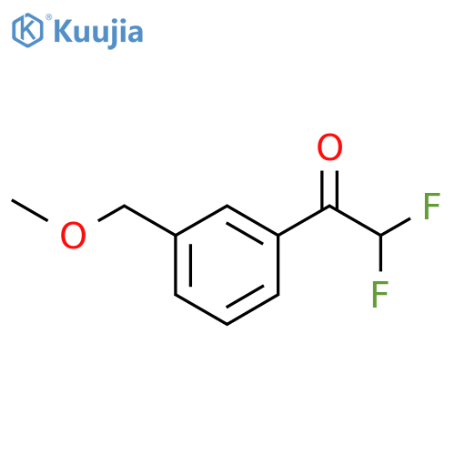 2,2-Difluoro-1-(3-(methoxymethyl)phenyl)ethanone structure