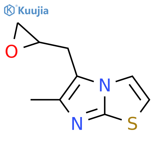 6-methyl-5-(oxiran-2-yl)methylimidazo2,1-b1,3thiazole structure