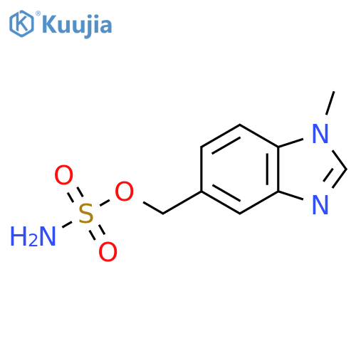 (1-methyl-1H-1,3-benzodiazol-5-yl)methyl sulfamate structure