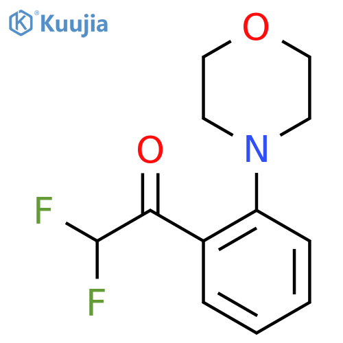2,2-difluoro-1-2-(morpholin-4-yl)phenylethan-1-one structure