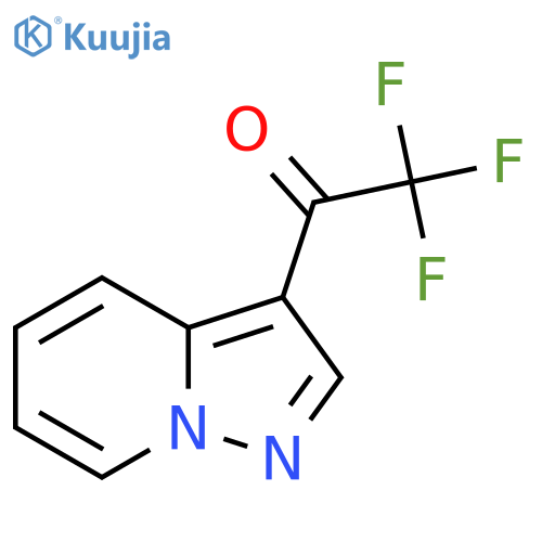 2,2,2-trifluoro-1-{pyrazolo1,5-apyridin-3-yl}ethan-1-one structure