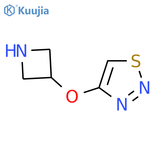 4-(azetidin-3-yloxy)-1,2,3-thiadiazole structure