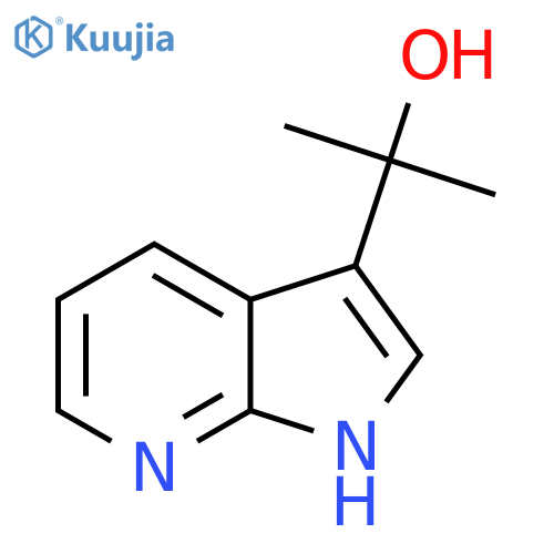 2-{1H-pyrrolo2,3-bpyridin-3-yl}propan-2-ol structure