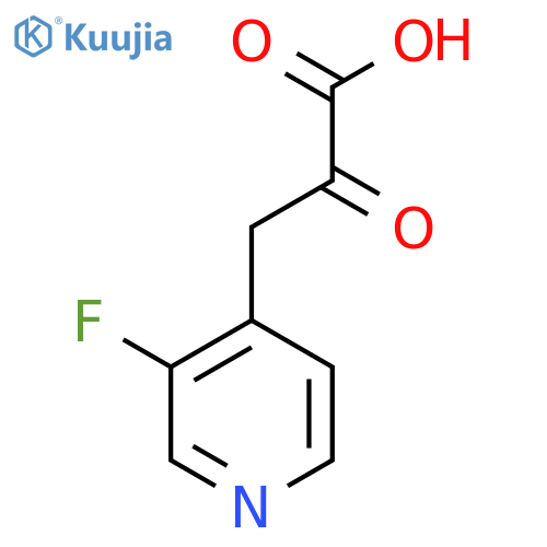 3-(3-Fluoropyridin-4-yl)-2-oxopropanoic acid structure