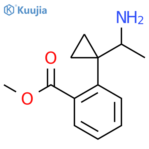 methyl 2-1-(1-aminoethyl)cyclopropylbenzoate structure