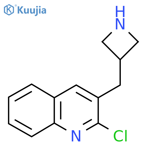 3-(azetidin-3-yl)methyl-2-chloroquinoline structure
