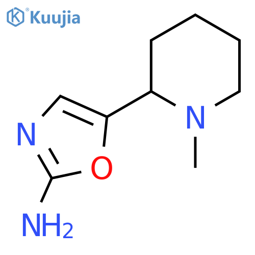 5-(1-methylpiperidin-2-yl)-1,3-oxazol-2-amine structure
