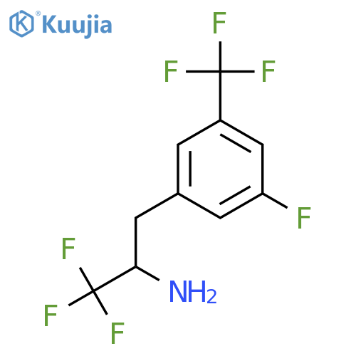 1,1,1-Trifluoro-3-[3-fluoro-5-(trifluoromethyl)phenyl]propan-2-amine structure