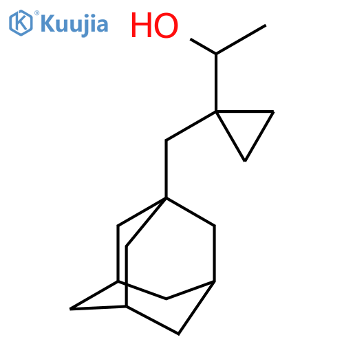 1-{1-(adamantan-1-yl)methylcyclopropyl}ethan-1-ol structure