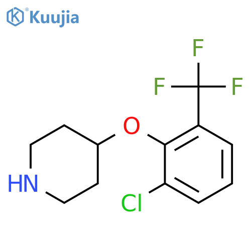 4-2-chloro-6-(trifluoromethyl)phenoxypiperidine structure