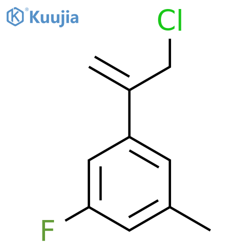 1-(3-chloroprop-1-en-2-yl)-3-fluoro-5-methylbenzene structure