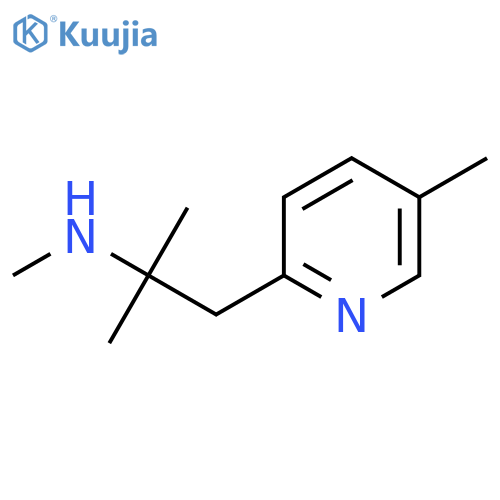 methyl2-methyl-1-(5-methylpyridin-2-yl)propan-2-ylamine structure