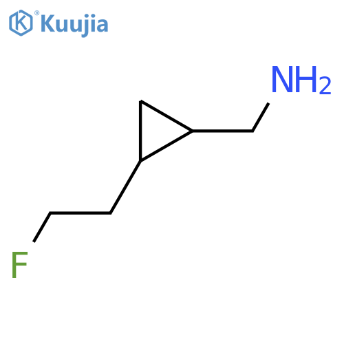 2-(2-fluoroethyl)cyclopropylmethanamine structure