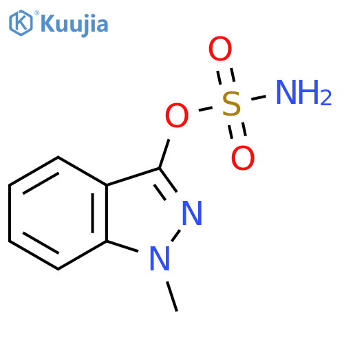 1-methyl-1H-indazol-3-yl sulfamate structure