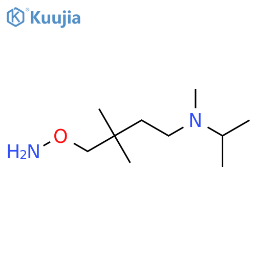 O-{2,2-dimethyl-4-methyl(propan-2-yl)aminobutyl}hydroxylamine structure