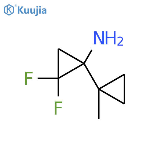 2,2-difluoro-1-(1-methylcyclopropyl)cyclopropan-1-amine structure