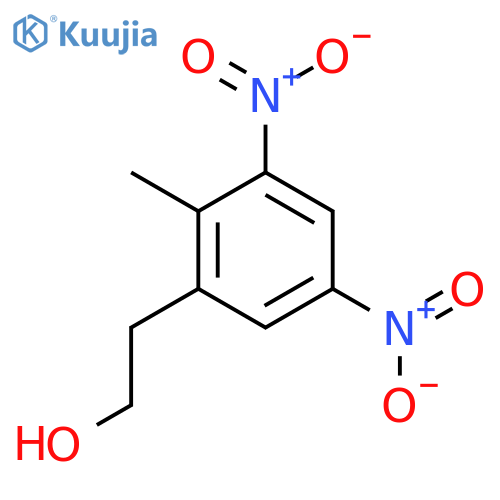 2-(2-methyl-3,5-dinitrophenyl)ethan-1-ol structure