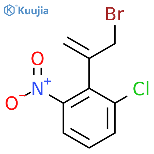 2-(3-bromoprop-1-en-2-yl)-1-chloro-3-nitrobenzene structure