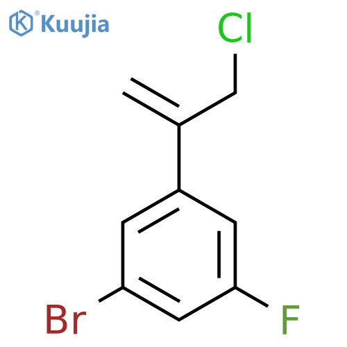 1-bromo-3-(3-chloroprop-1-en-2-yl)-5-fluorobenzene structure