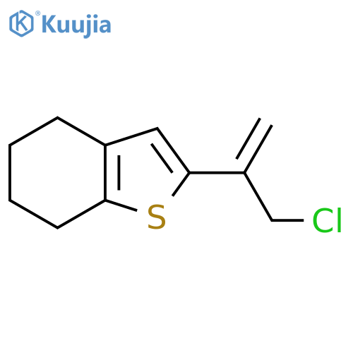 2-(3-chloroprop-1-en-2-yl)-4,5,6,7-tetrahydro-1-benzothiophene structure