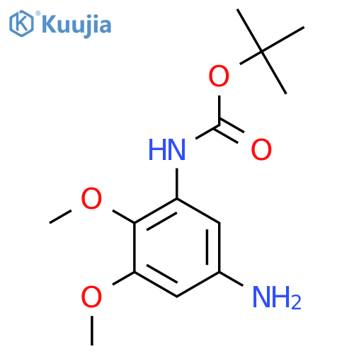 tert-butyl N-(5-amino-2,3-dimethoxyphenyl)carbamate structure